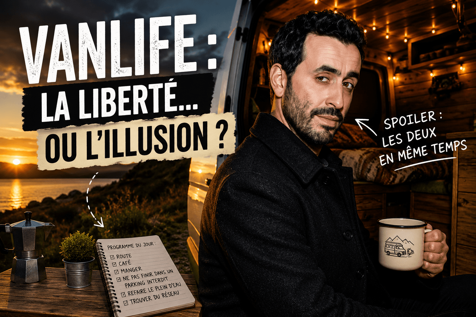 La vanlife vue par Jonathan Cohen — la liberté ou l'illusion, spoiler les deux en même temps