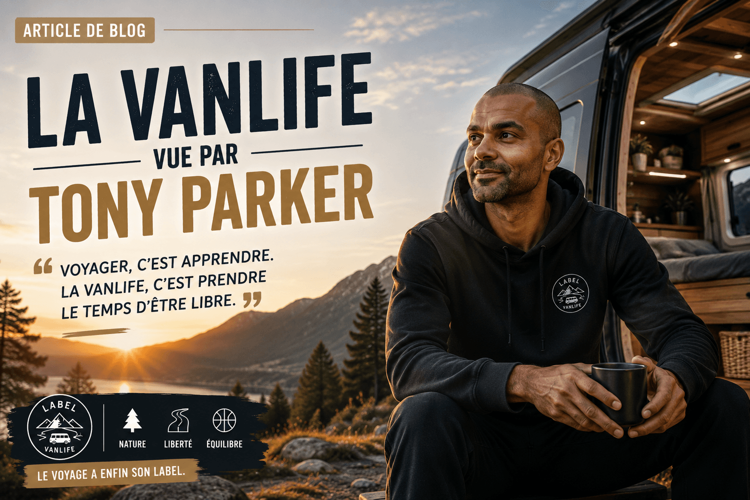 La vanlife vue par Tony Parker — voyager c'est prendre le temps d'être libre