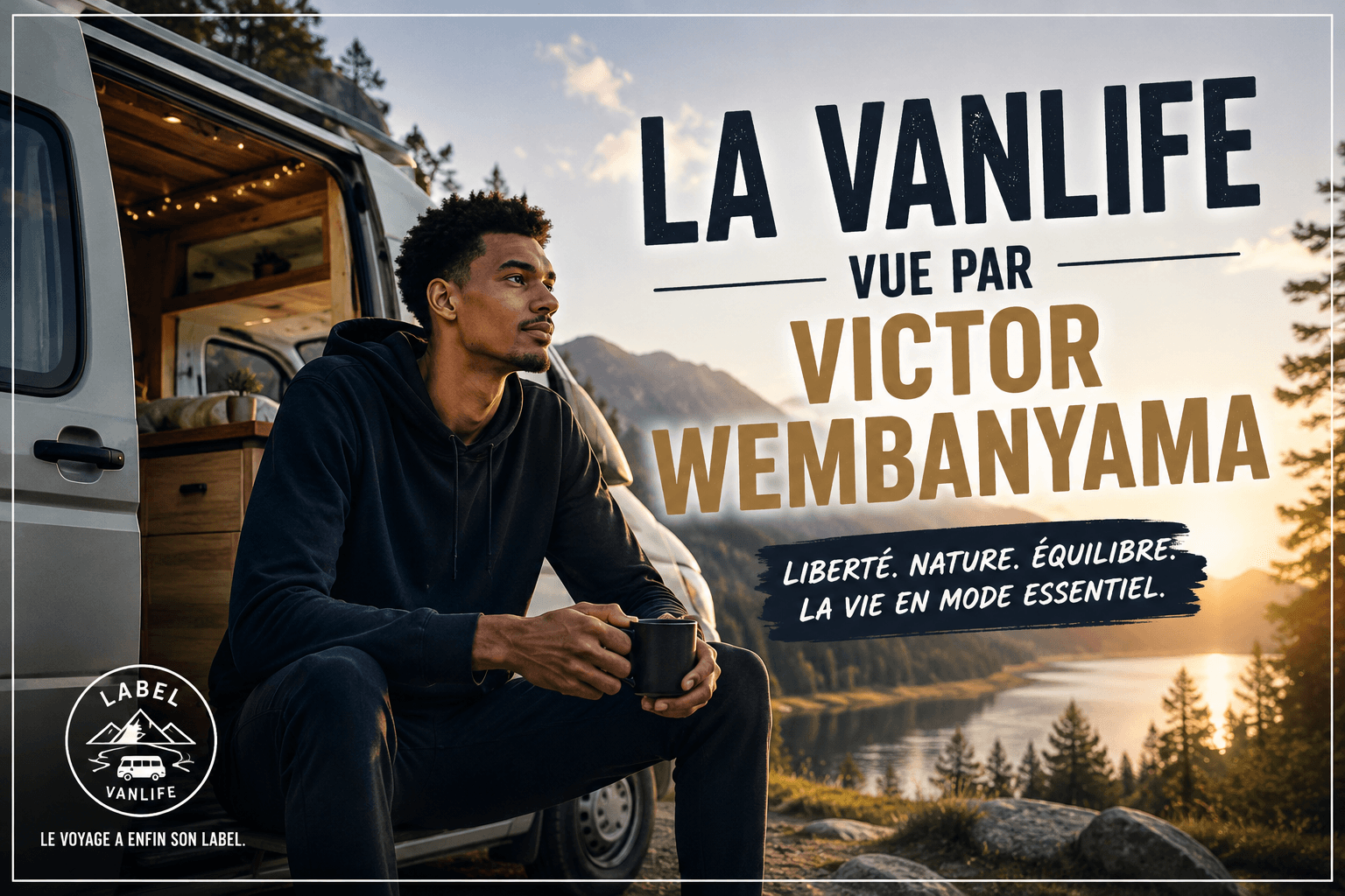 La vanlife vue par Victor Wembanyama — liberté, nature, équilibre