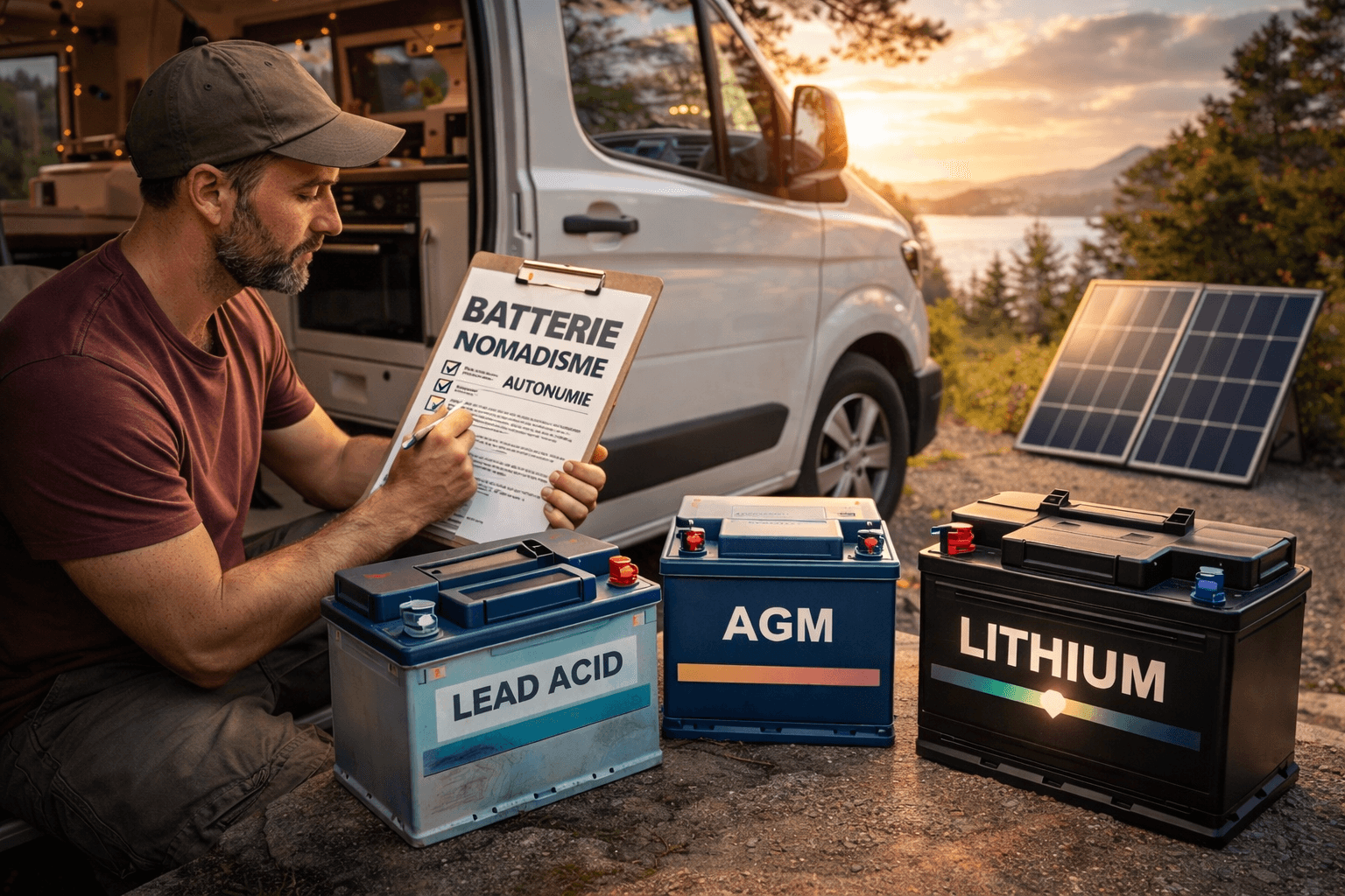 Quelle batterie choisir pour son van aménagé ? Le guide complet