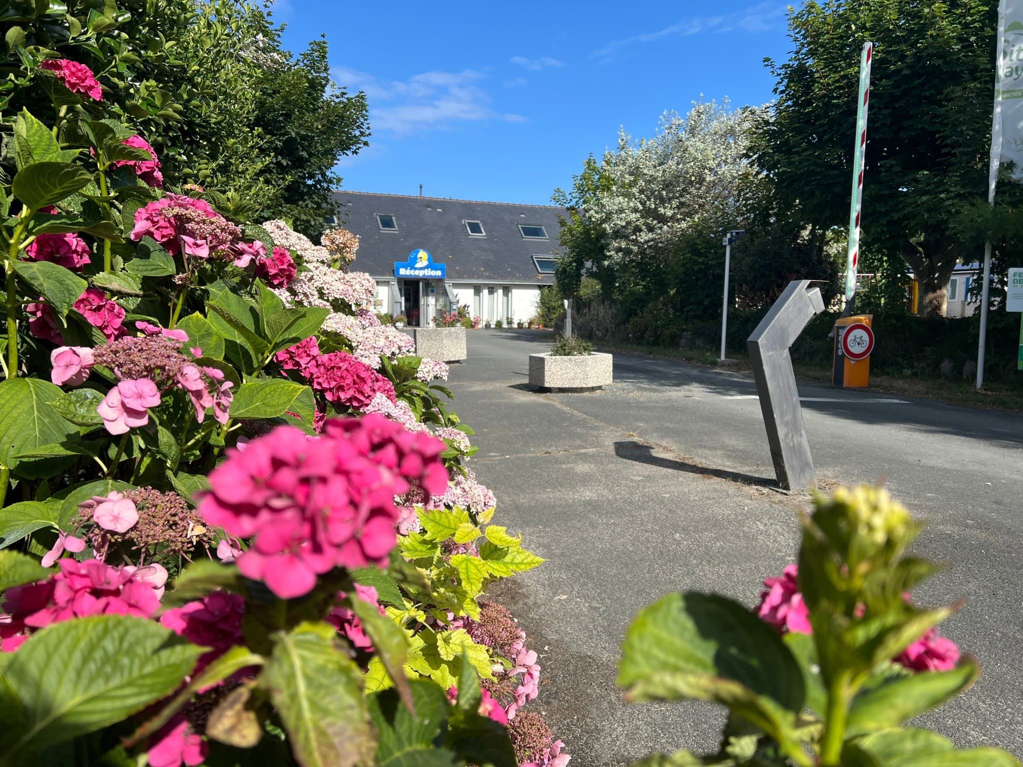 Accueil du Camping de la Torche — Plomeur, Finistère