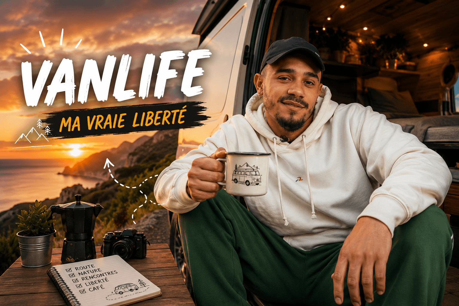 La vanlife vue par Mister V — humour vanlife