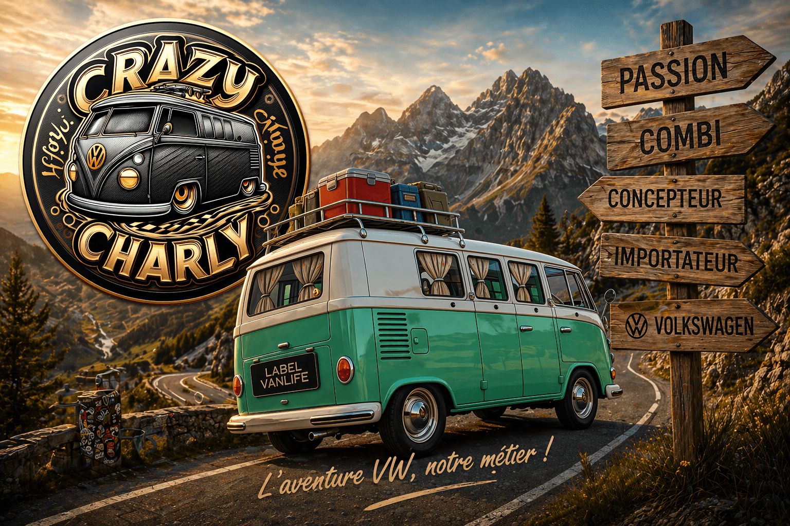 Crazy Charly — Chasseur de Combi Volkswagen — L'aventure VW, notre métier