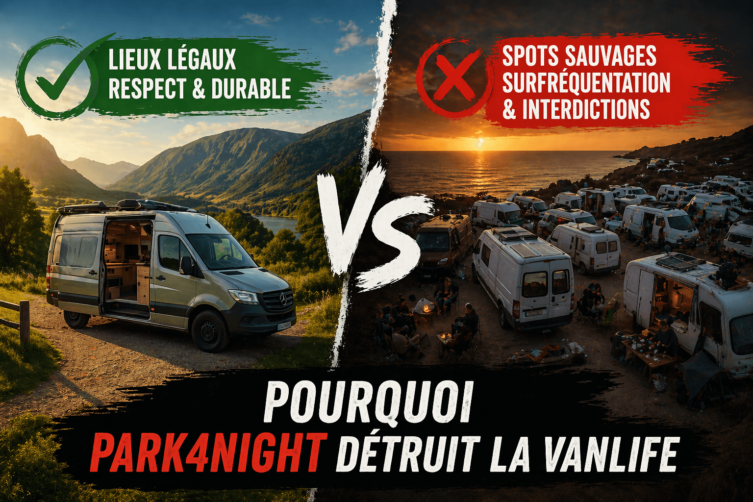 Pourquoi Park4Night détruit (involontairement) la vanlife