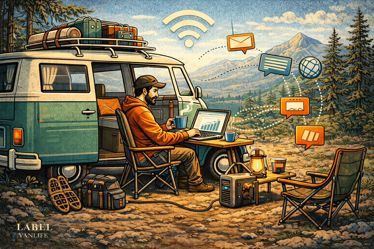 Bosser depuis ton van : le guide sans bullshit du nomade digital 💻